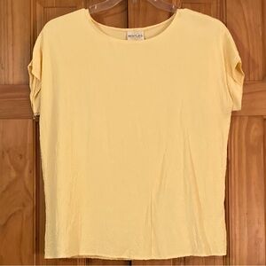 NWOT Vintage Bentley Crinkle Top Blouse Size M